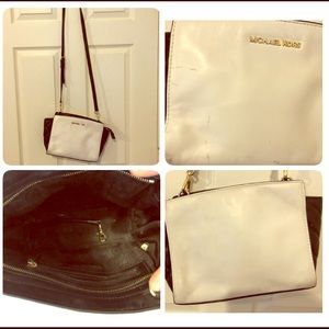 Michael Kors Black and White Crossbody